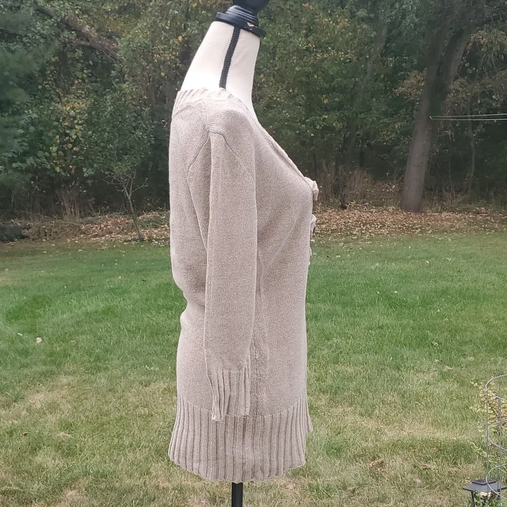  3/4 Sleeve Tunic Sweater | BCX Y2K Tunic Sweater - Image 3