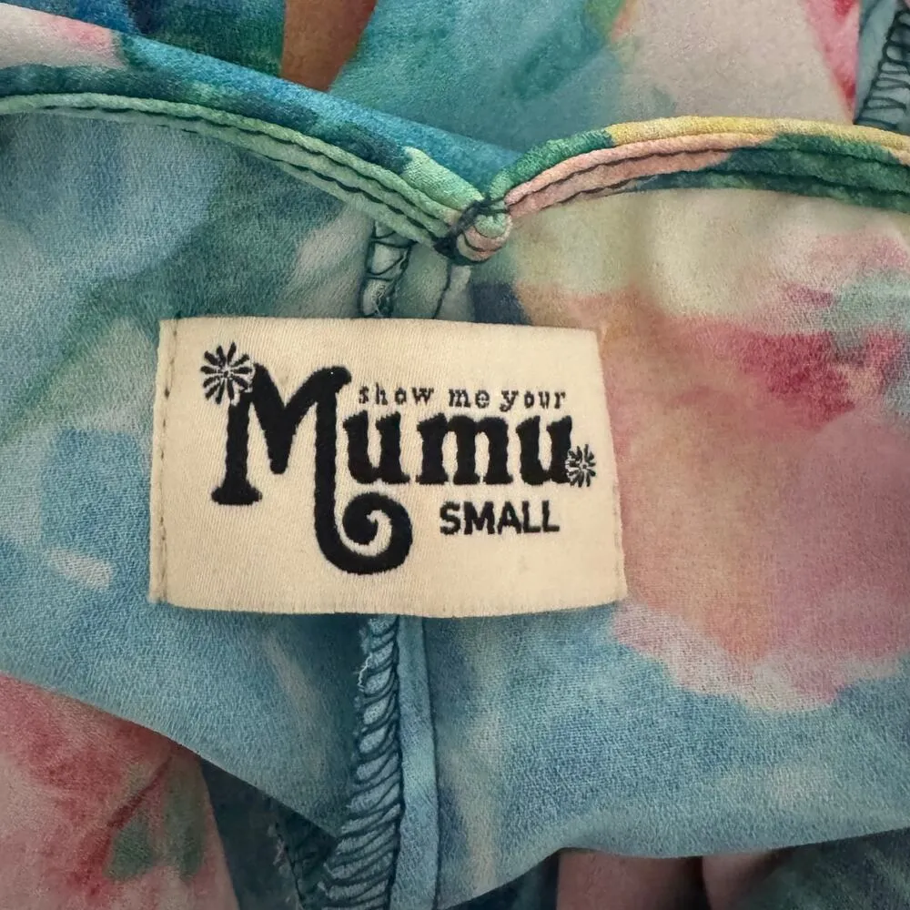 SHOW ME YOUR MUMU Rascal Romper North Shore Floral Tropical Print Shorts Small - Image 7