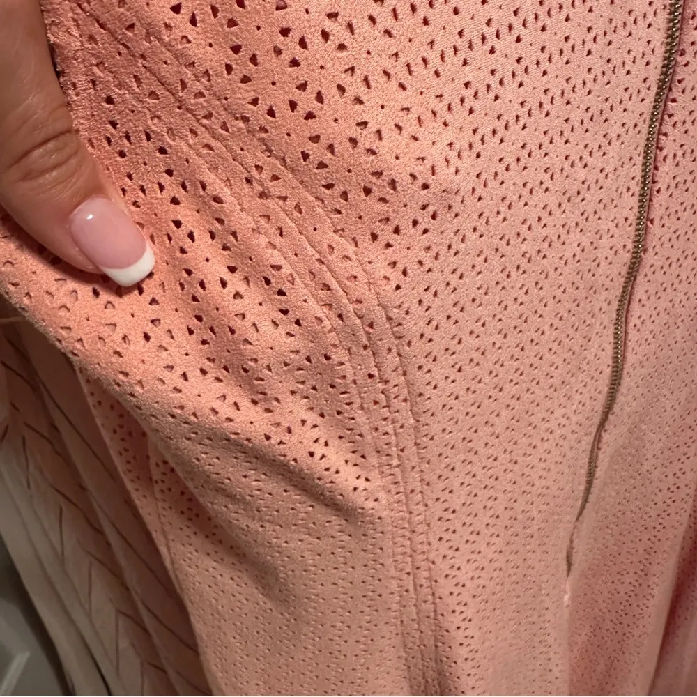 The Limited Coral Eyelet Fit & Flare Dress Size L NWT - Image 9