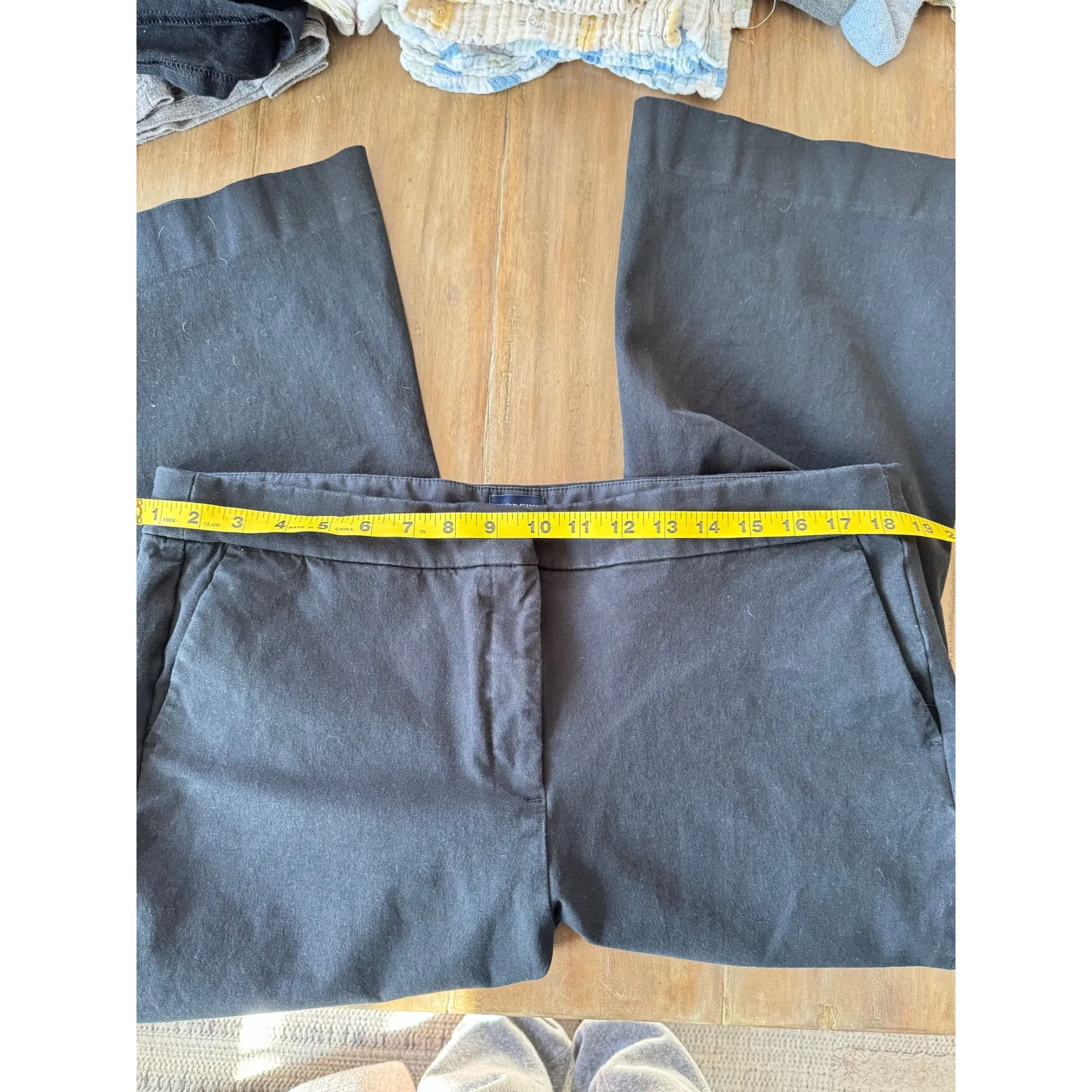 J.Crew Kelsey Pant Women’s Size 16 Black Cropped Flare Stretch Work Trouser - Image 5