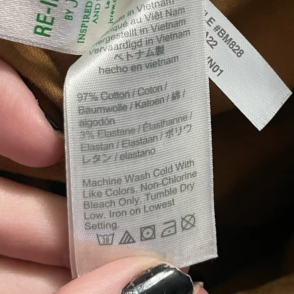 khaki beige pleated chino mini skirt 4 - Image 6