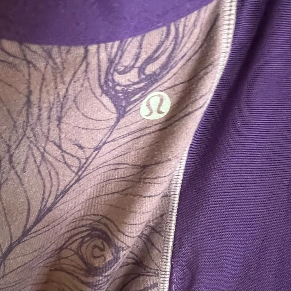 Lululemon Tank with Built in Support. Lulu Symbol Featured Power Y 4‎ Pocket - Image 4