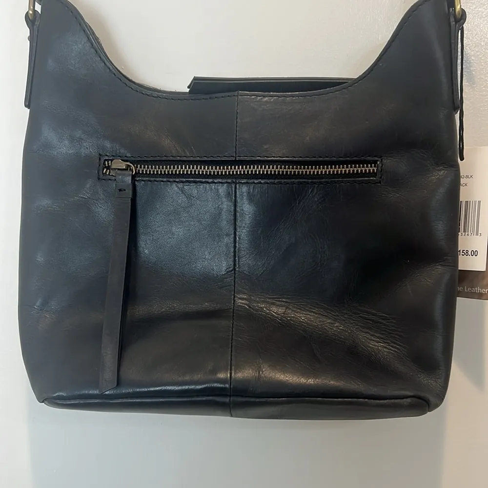 Born Elegant Black Leather Shoulder Bag NWT! - Image 6
