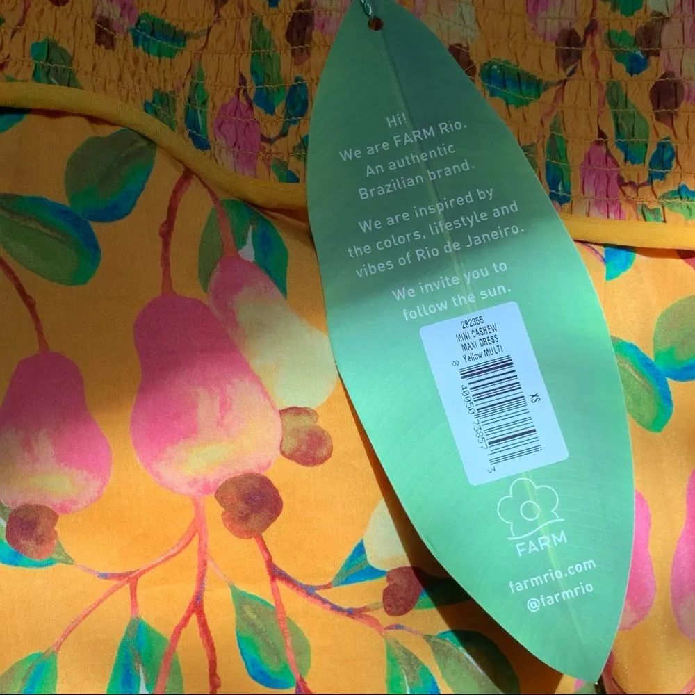 NWT FARM Rio Mini Cashew Maxi Dress - Image 12