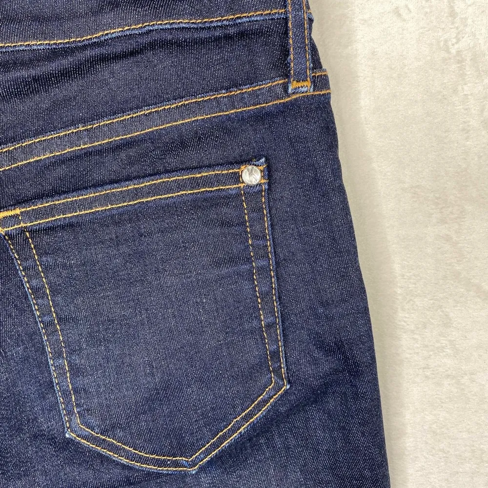 Koral Ultra Dark Wash 1 Month Shade Cigarette Skinny Jeans Mid-Rise Size 26 - Image 2