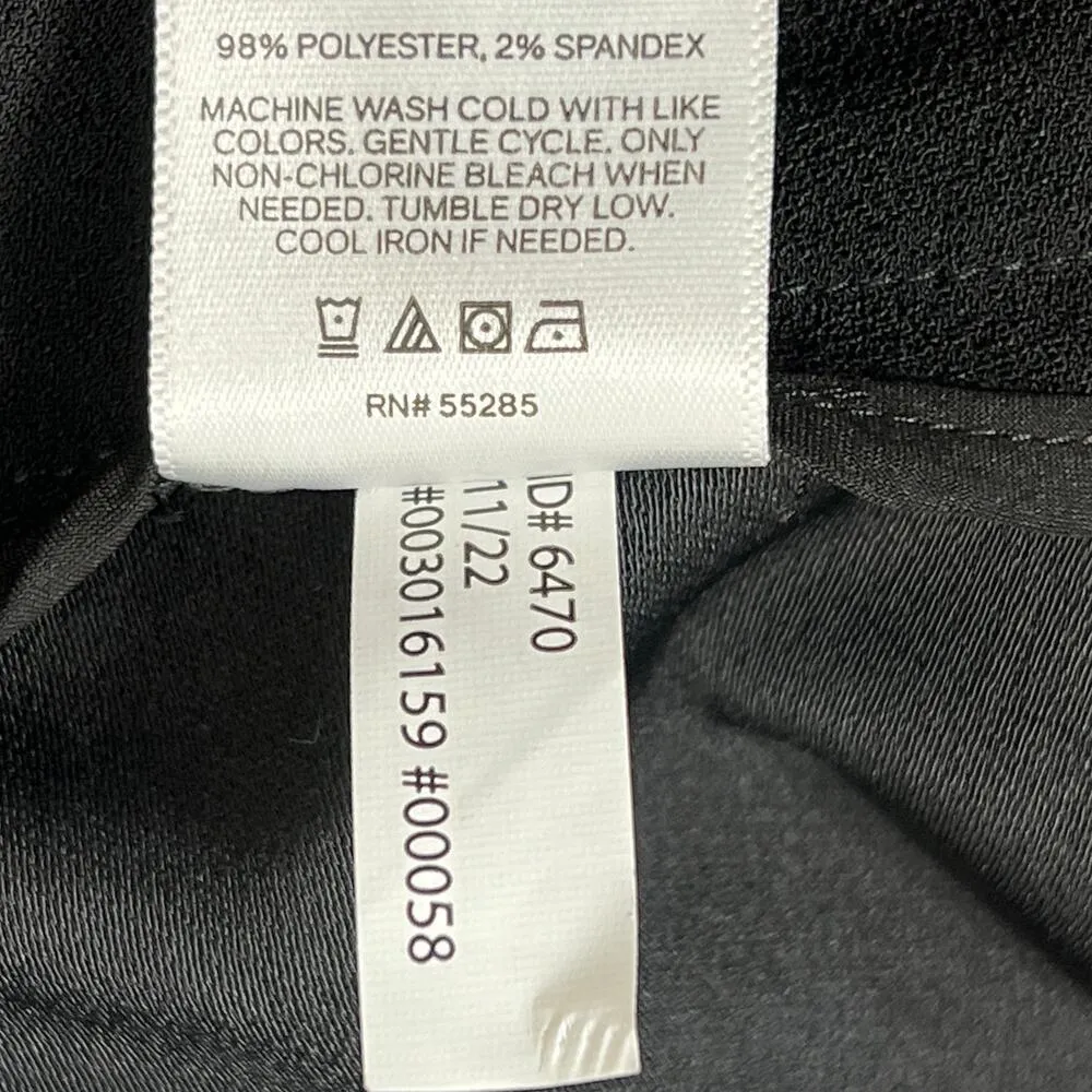 Express Stylist Super High-Rise Shorts Plus Sz 16 Black Pleated Dressy Goth NEW! - Image 9