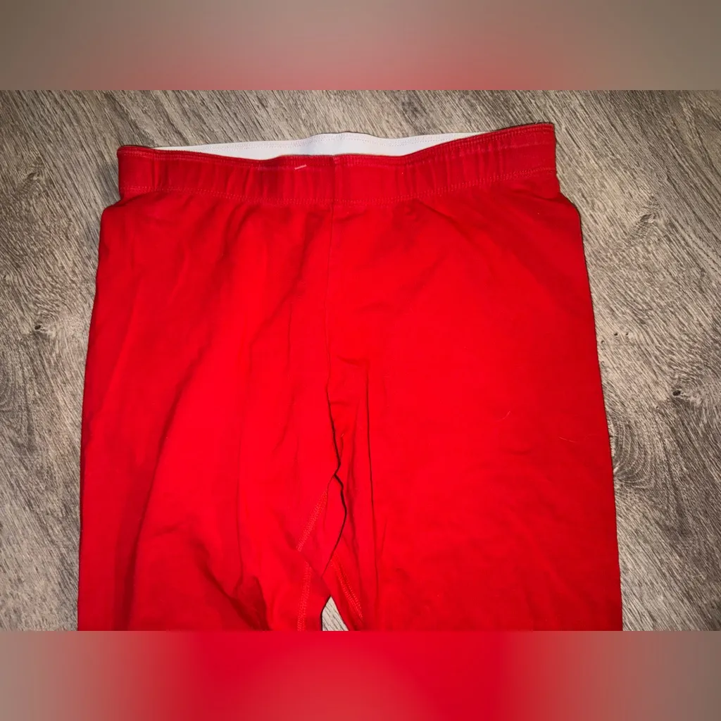 Rare Red Nike Cheetah Swoosh Pants - Y2K - Image 4