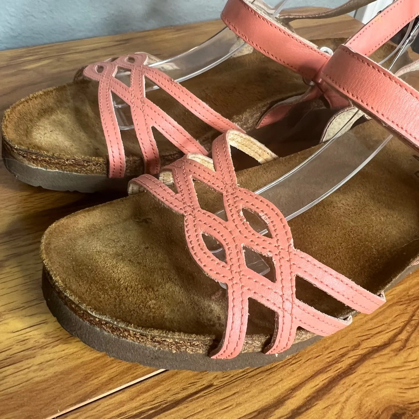 NAOT‎ Leather Strappy Adjustable Sandals Size 11 - Image 4