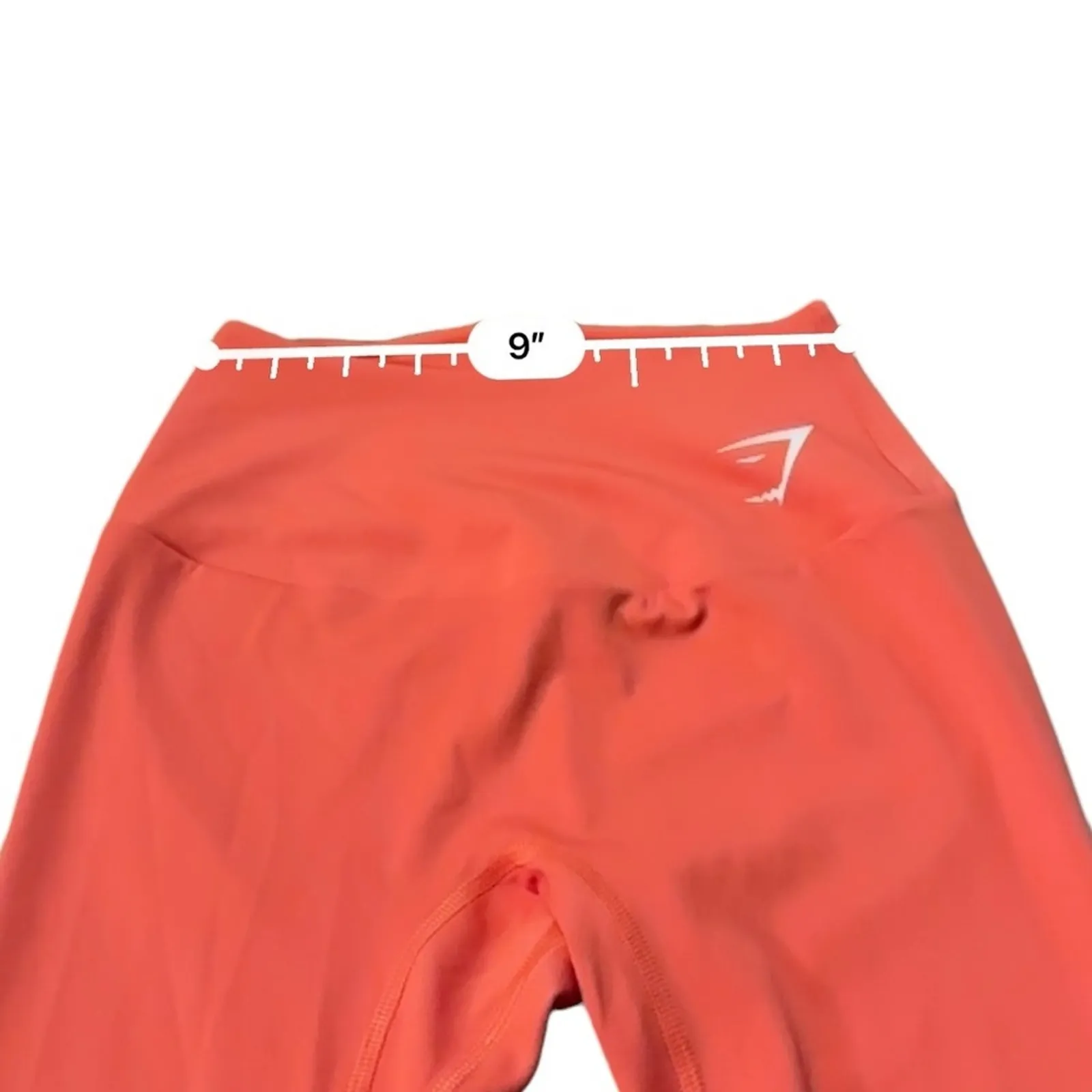 Gymshark Pink Orange‎ Mid Rise Capri Leggings Sz XS - Image 6