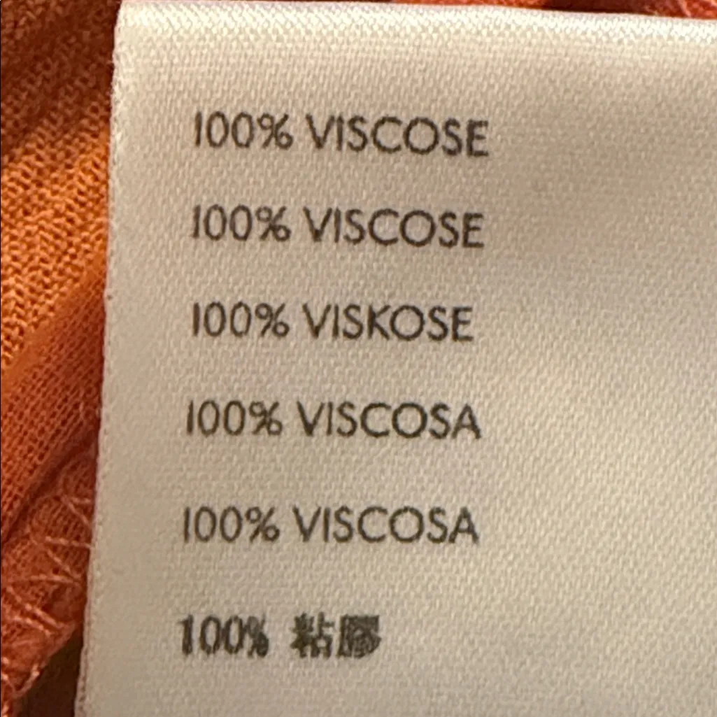 Free People Marla Printed Shortall Orange Tie Dye Romper Size Medium - Image 10