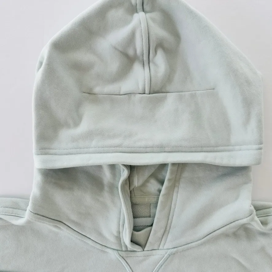 Lululemon All Yours Cropped Hoodie Ocean Air Blue Size 6 Oversized Sweatshirt - Image 5