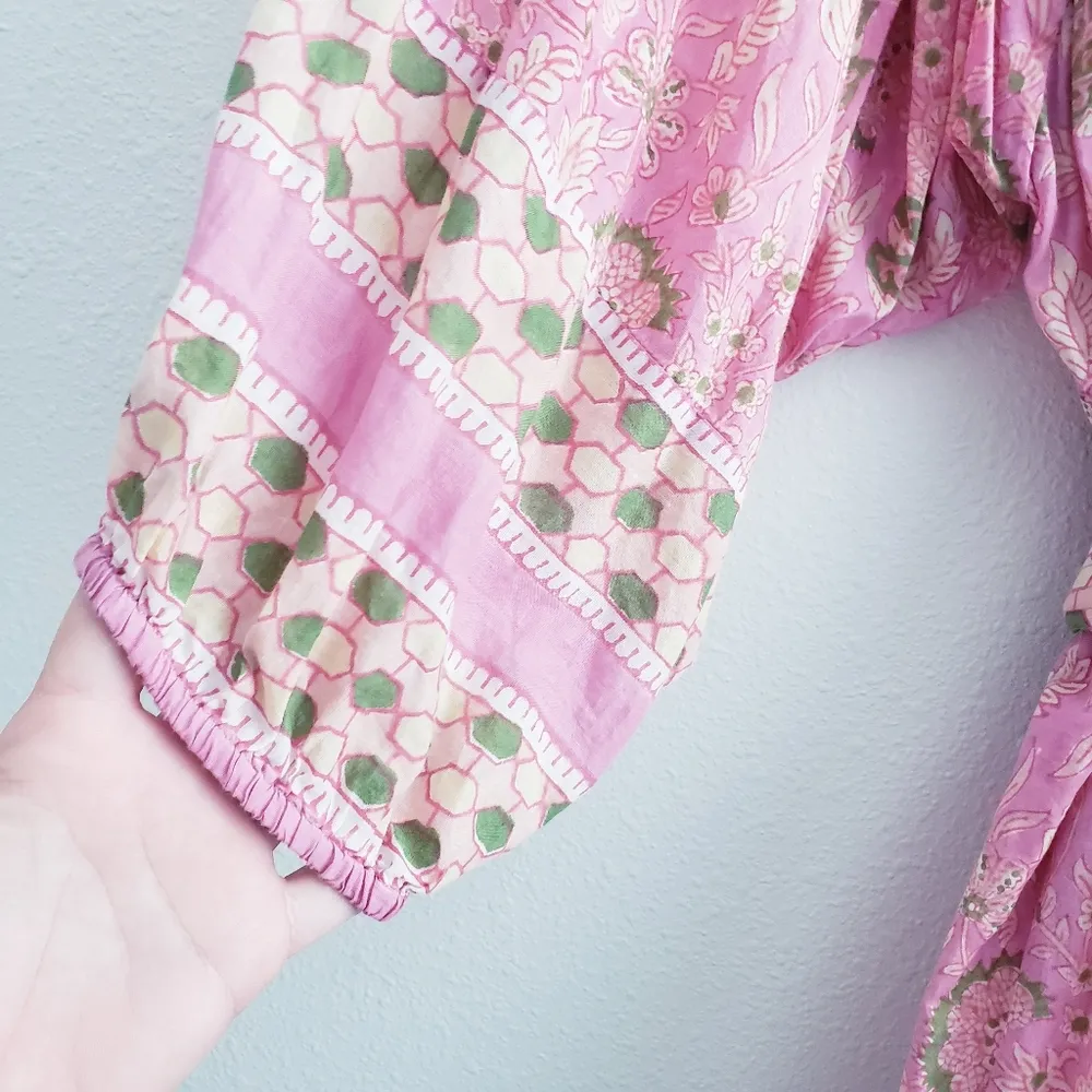 Cleobella Magdalena mini wildflower balloon sleeve dress - Image 7