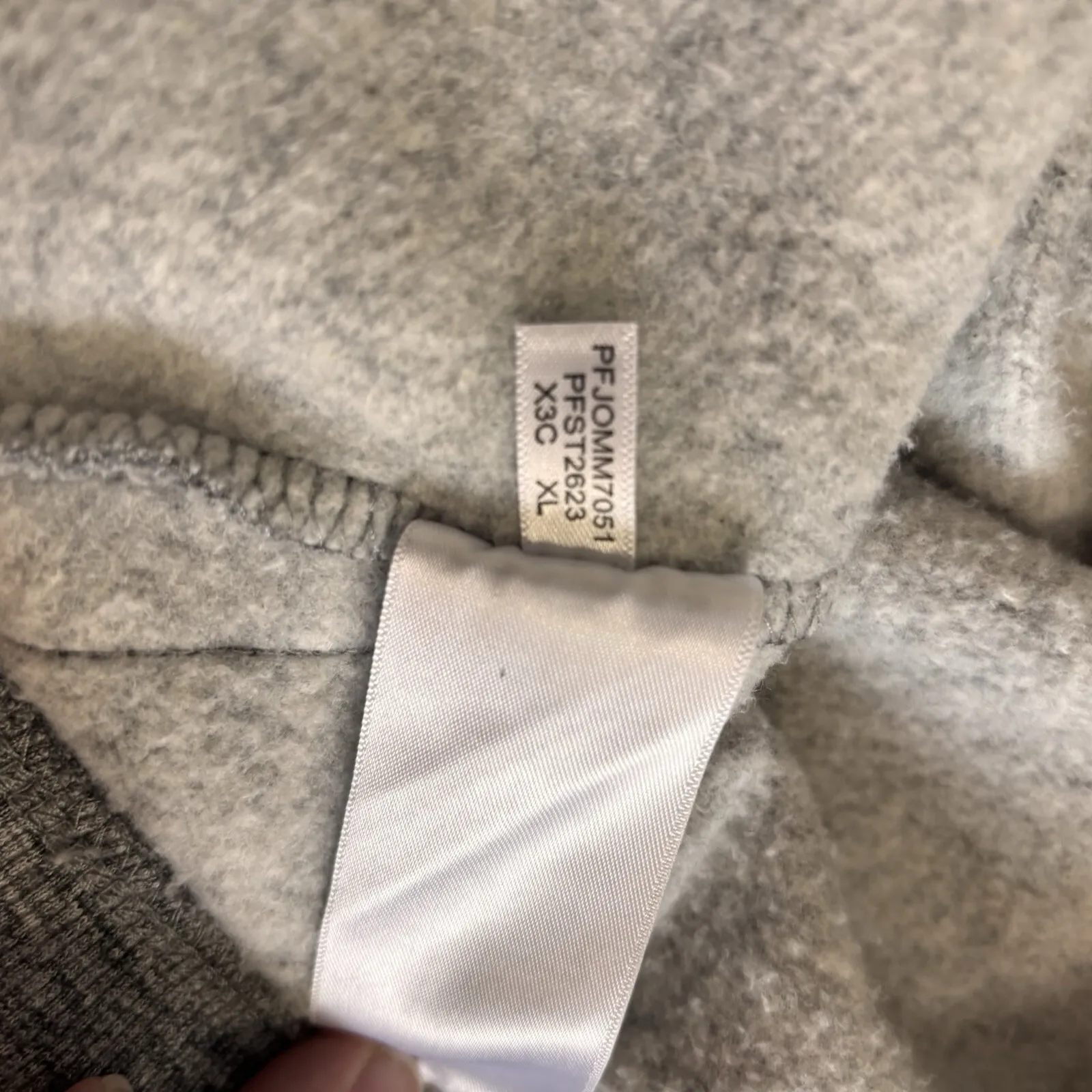 Calvin‎ Klein Performance Womens Crop Cropped Sweatshirt Hoodie Sz Large Gray L - Image 5