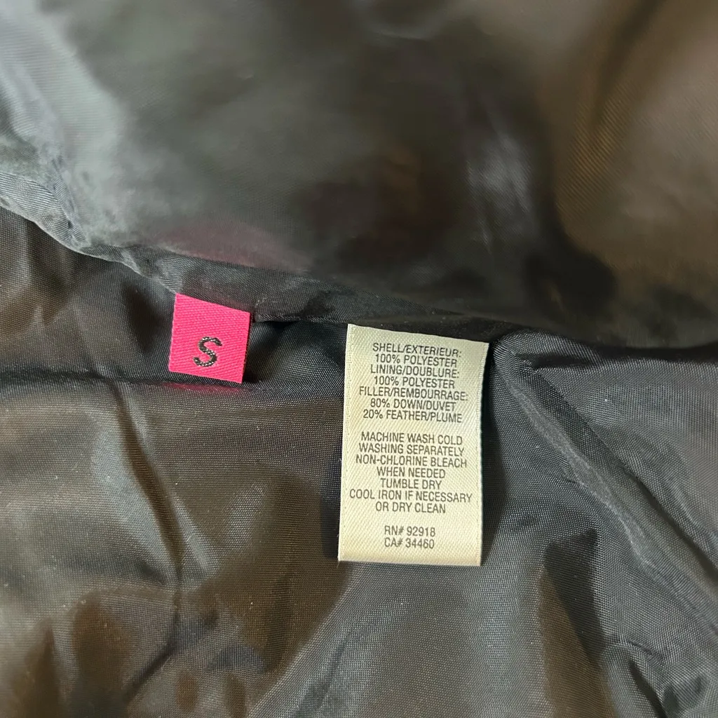 Vintage Juicy Couture Y2K Down Puff Jacket Bomber Jacket Small Iconic - Image 5