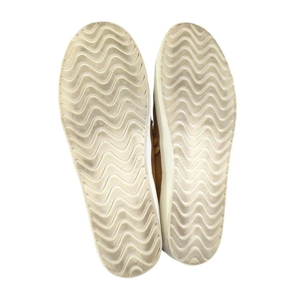 Derek Lam 10 Crosby Luca Fringe Sneakers Toffee Suede Leather Loafers Womens 9.5 Brown - Image 7