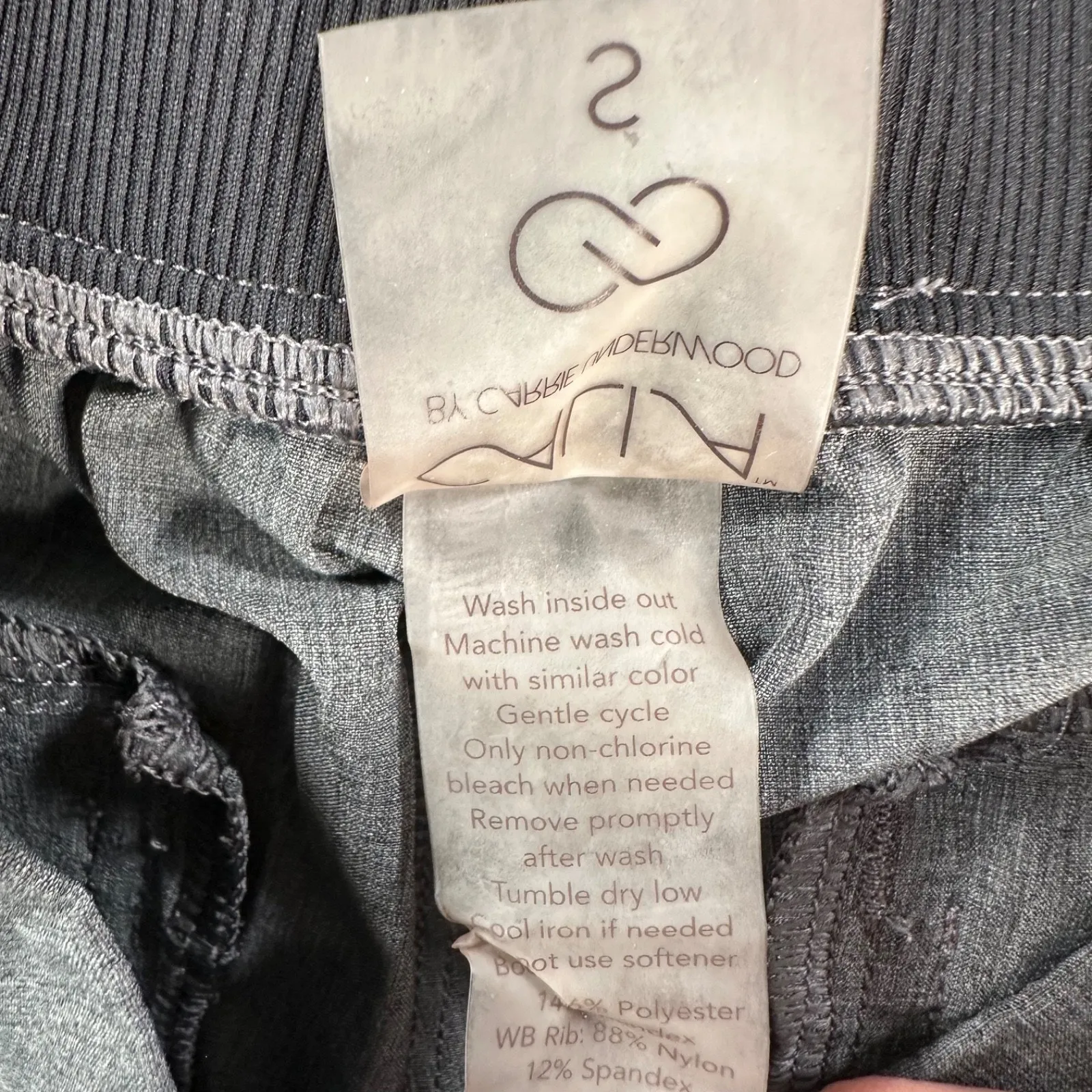 Calia By Carrie Underwood Anywhere Cuff Shorts Women's Small Gray Drawstring - Image 4