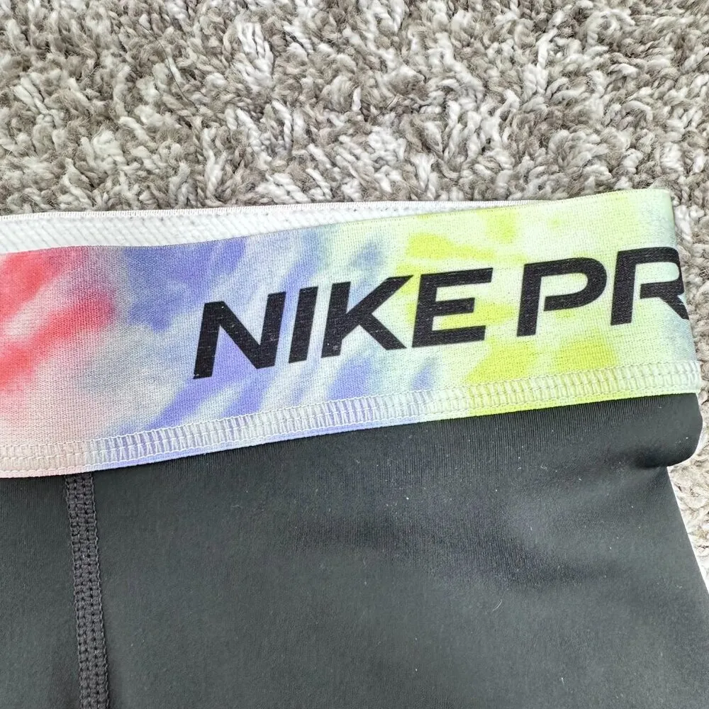 Nike Tie Dyed Trim Running Gym Workout Volleyball Practice Shorts Women's Size S - Image 5