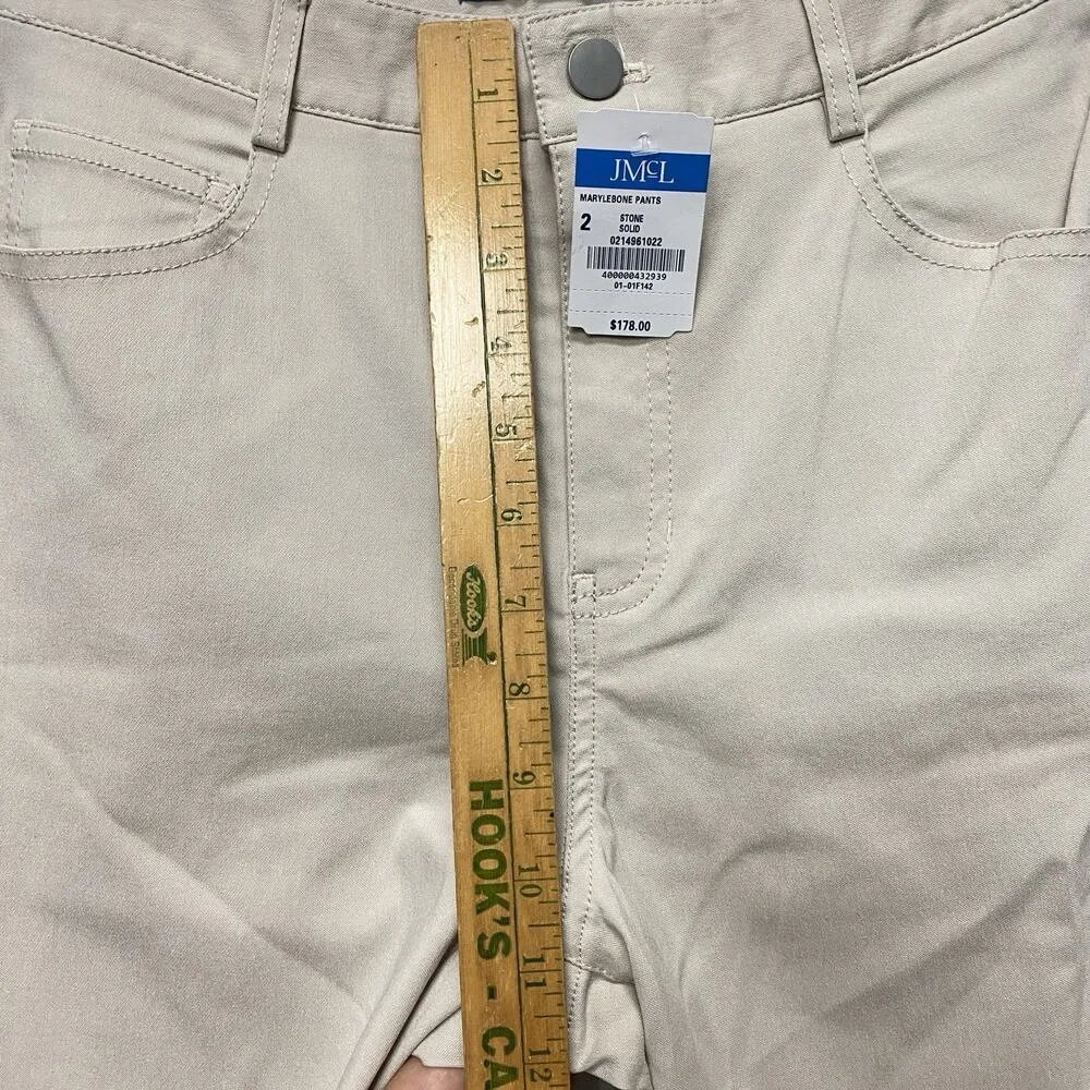 J. Mclaughlin $178 Women Wide Leg High Rise Marylebone Pants 2 Light Academia - Image 11