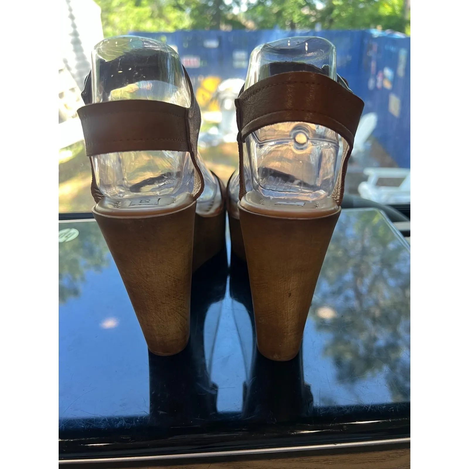 Steve Madden‎ Candis Platform leather Sandal Size 9 - Image 3