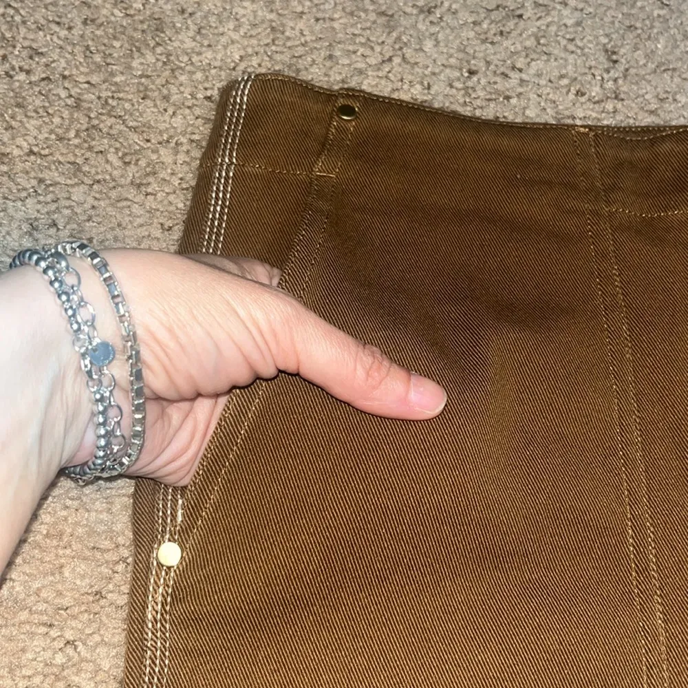 Theory Treeca Pant Cotton Twill Cedar Brown 8 - Image 6