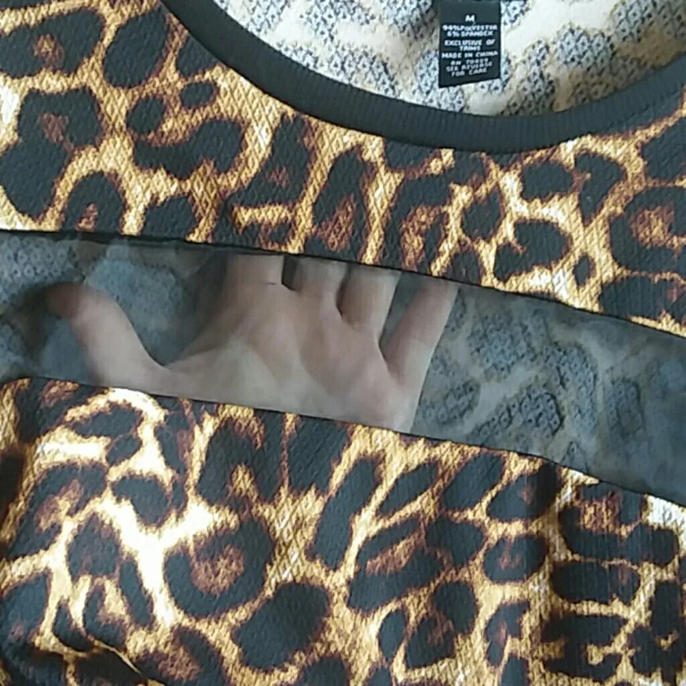 Rue 21 leopard top - Image 3