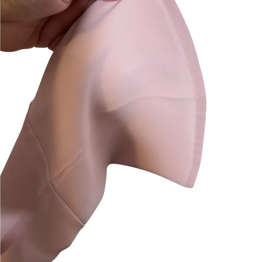 Adrienne Vittadini Pink Belle Sleeve Shift Dress Size 12 Lightweight Preppy Rush - Image 4