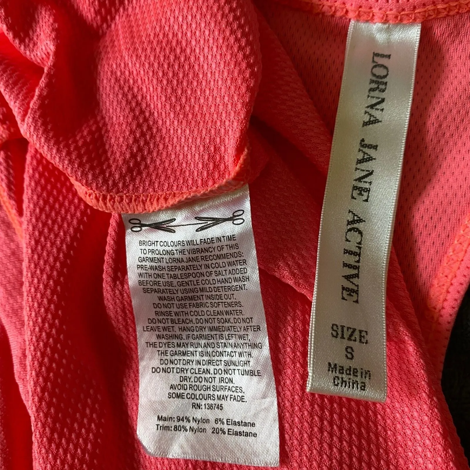 Lorna Jane Active sz S  razorback halter activewear tank‎ top - Image 9