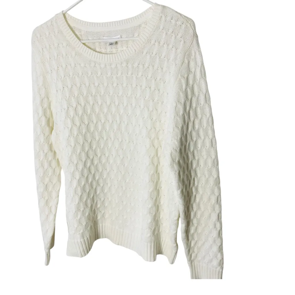 VINTAGE CROFT & BARROW Cable Knit Sweater - Image 3