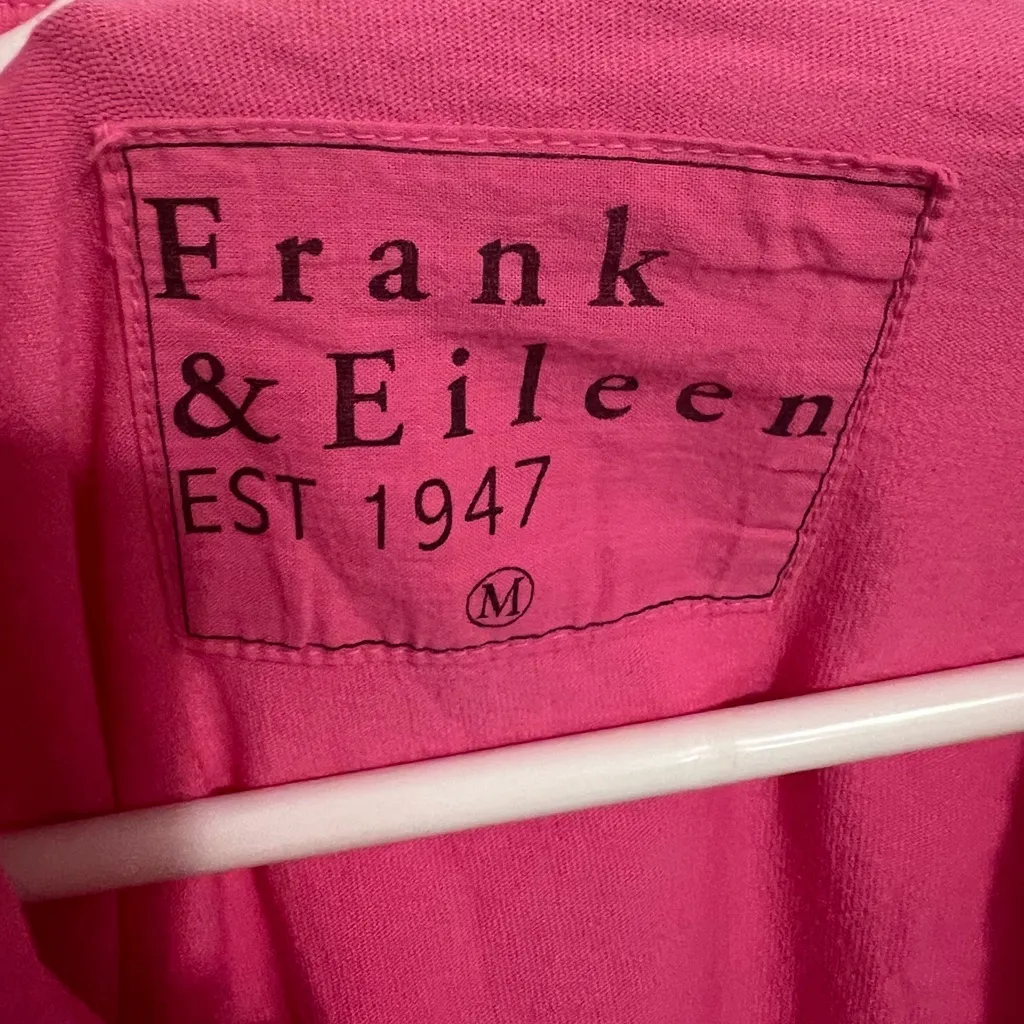 Frank & Eileen $188 Nicole Henley Polo Shirt Dress Bubblegum Pink RARE SOLD OUT - Image 6