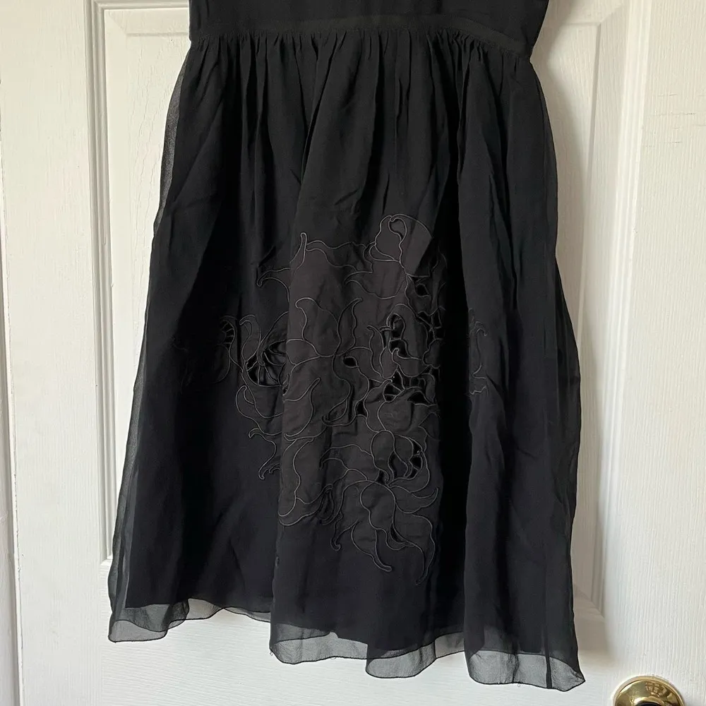 Vivienne Tam Floral Appliqué Silk Dress - Size 0 - Image 7