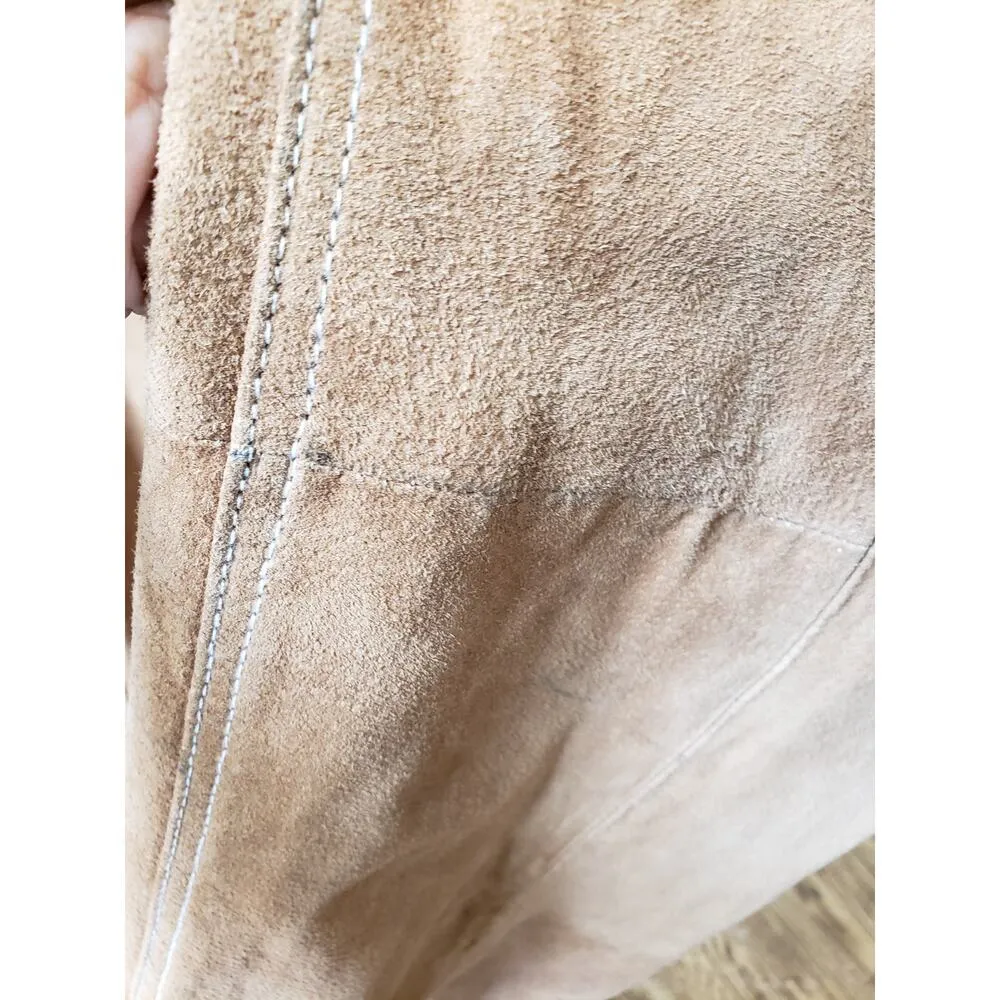 Wilson Leather Maxima Pants Womens 16 Brown Lined Genuine Suede Bootcut Leg - Image 12