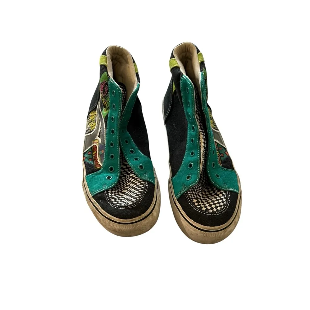 Airwalk High-Top Sneakers - Green and Black - Image 4