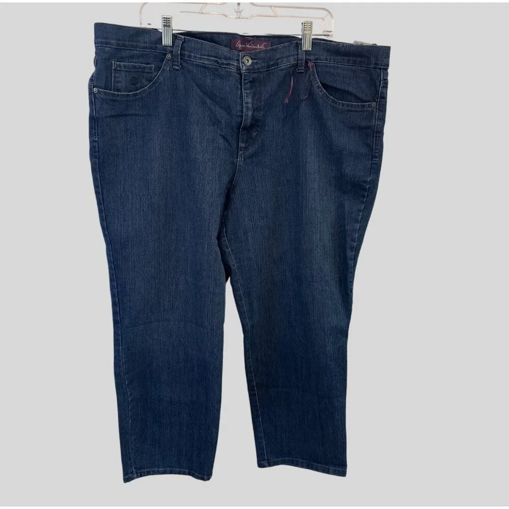Gloria Vanderbilt Amanda Size 20W Plus Relaxed 5 Pocket Jeans Denim - Image 3