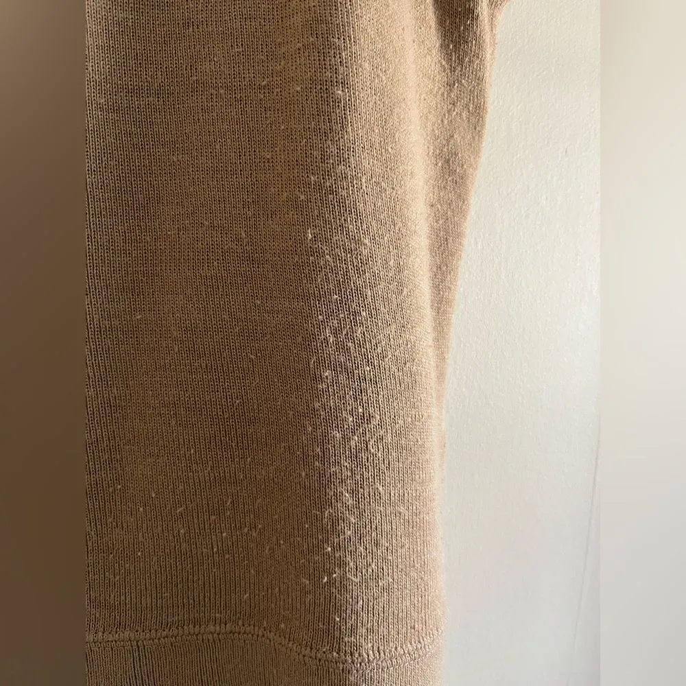 Vintage 70s Brown Knit Sweater Vest L - Image 7