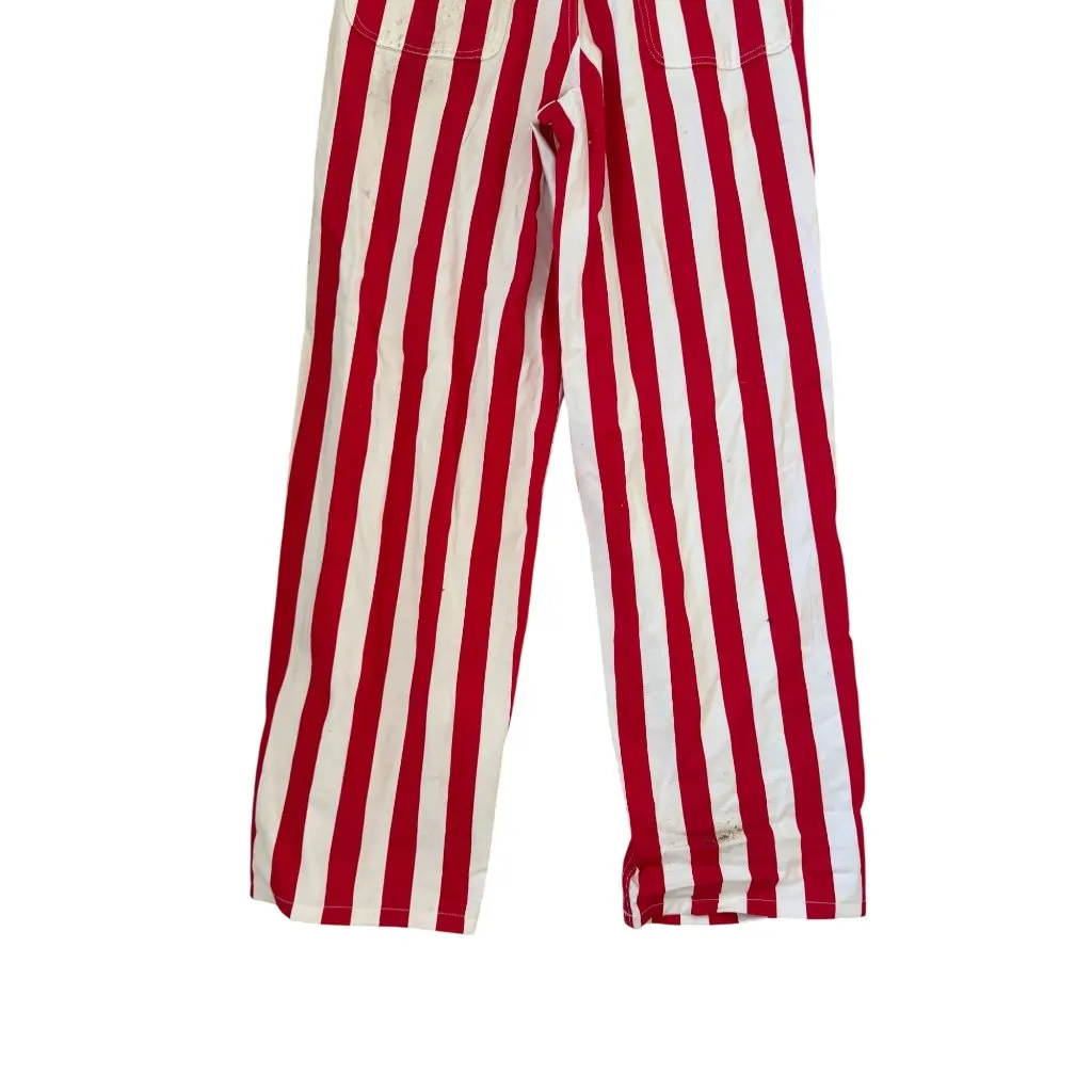 GAME BIBS Women's Alabama Crimson Tide Striped Roll Tide Overalls Size XS - Image 3