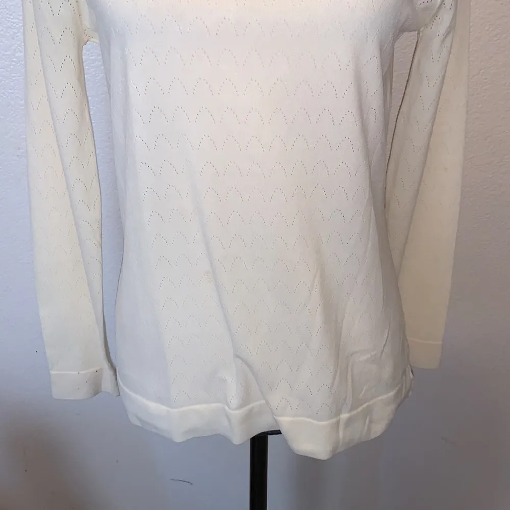 Full Fashion vintage cream color soft turtleneck shirt Size M - Image 3