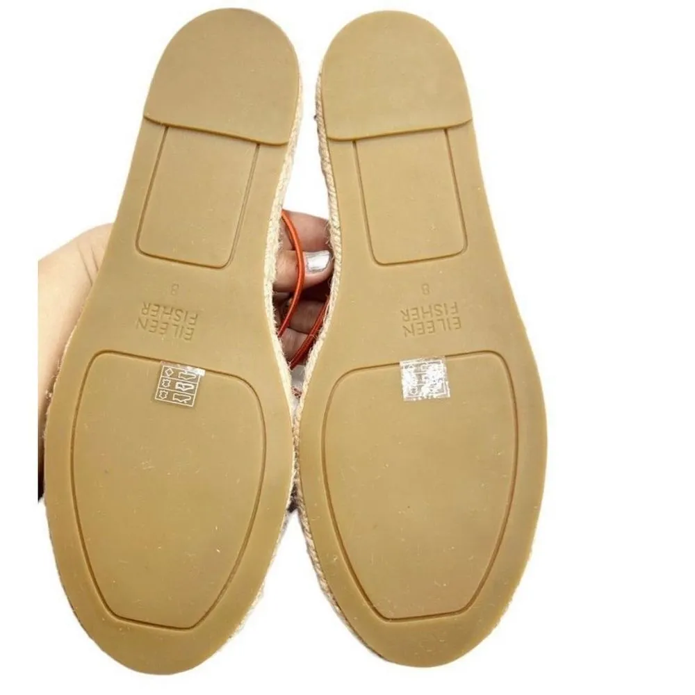 ✨Eileen Fisher Lace Suede Coral Espadrille✨ - Image 5