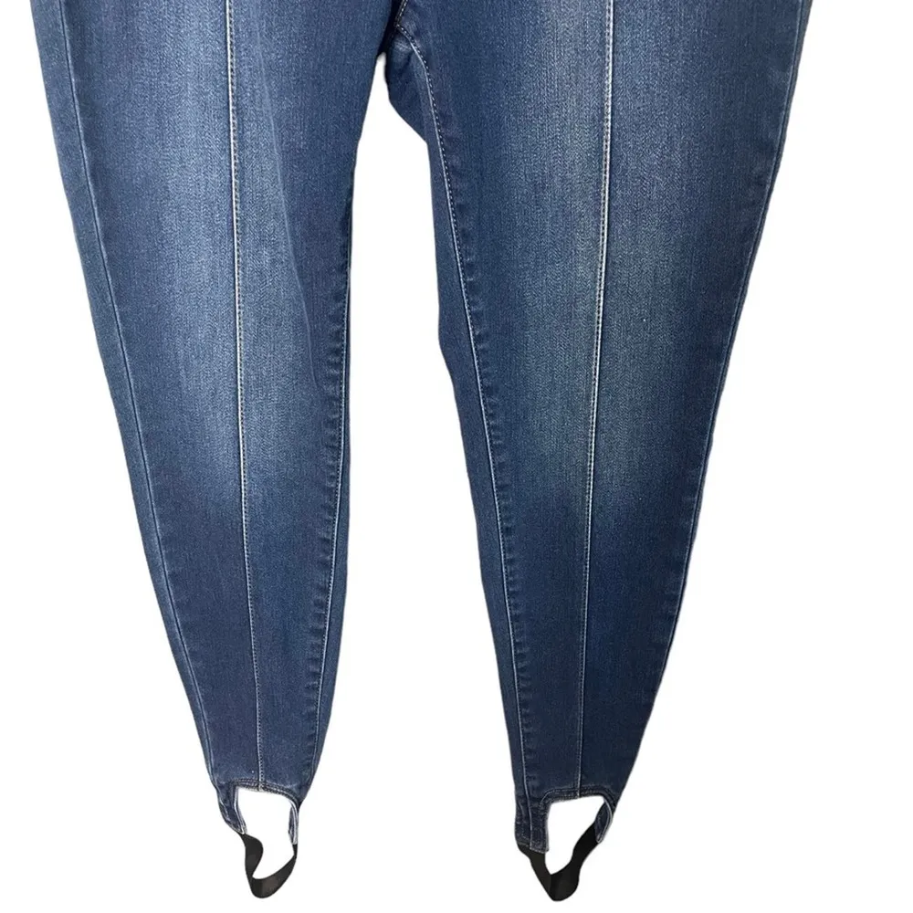 Soft Surroundings Women’s Lean Line Stirrup Skinny Jeans Size Petite Small - Image 5