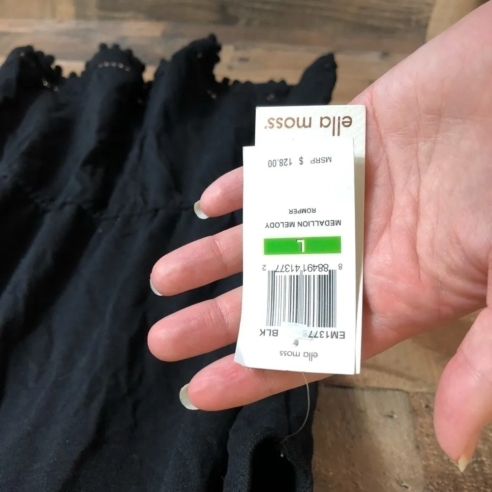 Ella moss black romper‎ - Image 8