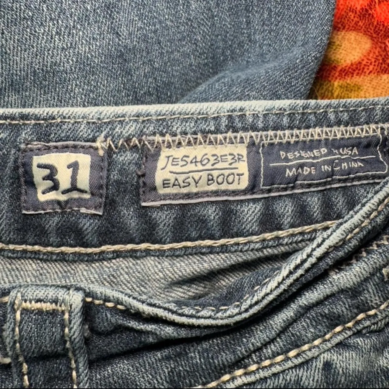 Miss Me Jeans Women 31 Easy Boot DK29 Rhinestone Embellished Flap Pockets JES463 - Image 3