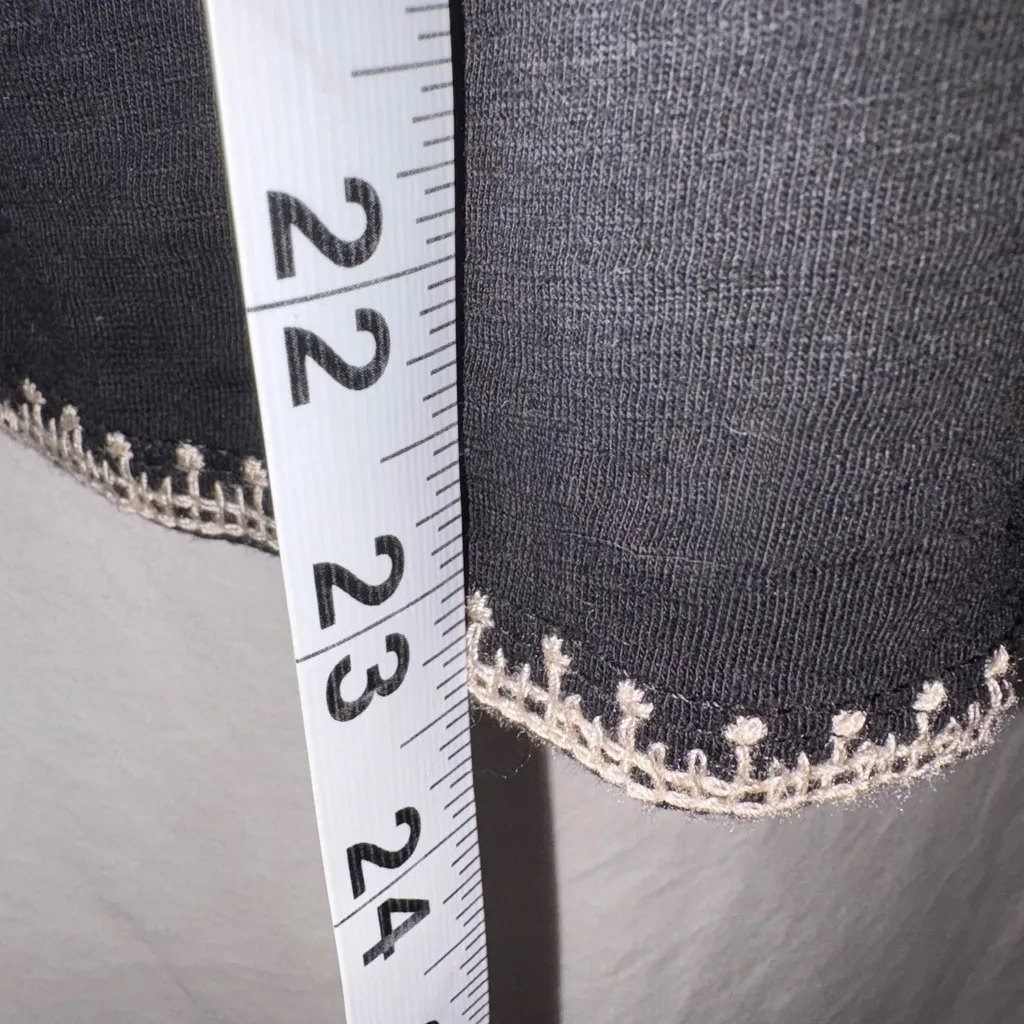 Garnet Hill Monroe Organic-Linen Jersey Knit 3/4 Sleeve Size Small Top - Image 6