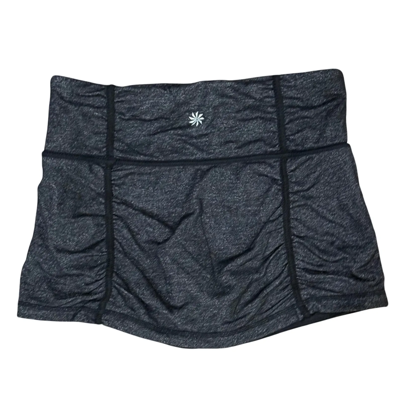 Women's Athleta Black shimmer Stretch Hatha Yoga Skort sz XS - Image 3