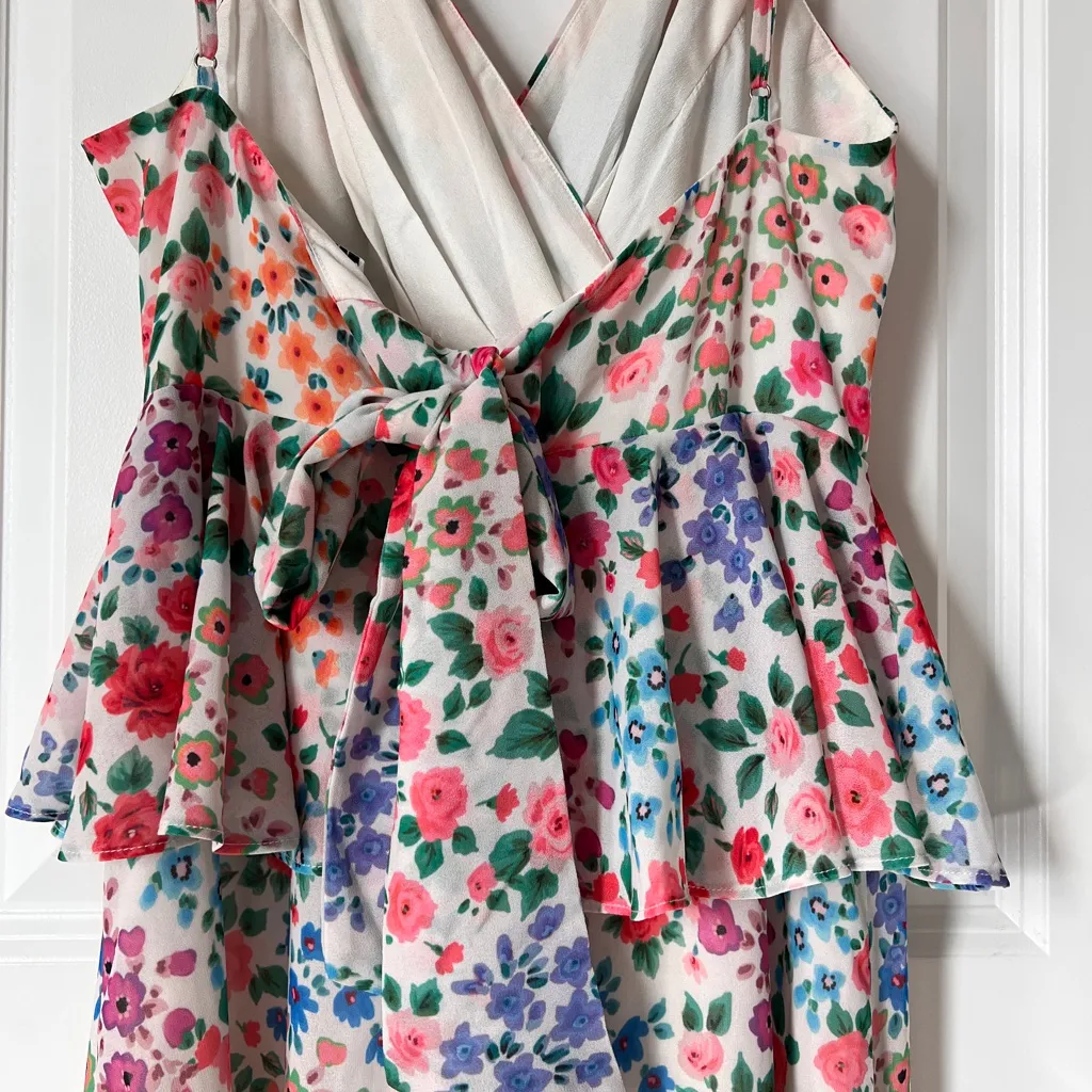 Yumi Kim Kaia Maxi Dress Kingston Garden Ivory Floral Size 4 Cocktail Party - Image 7