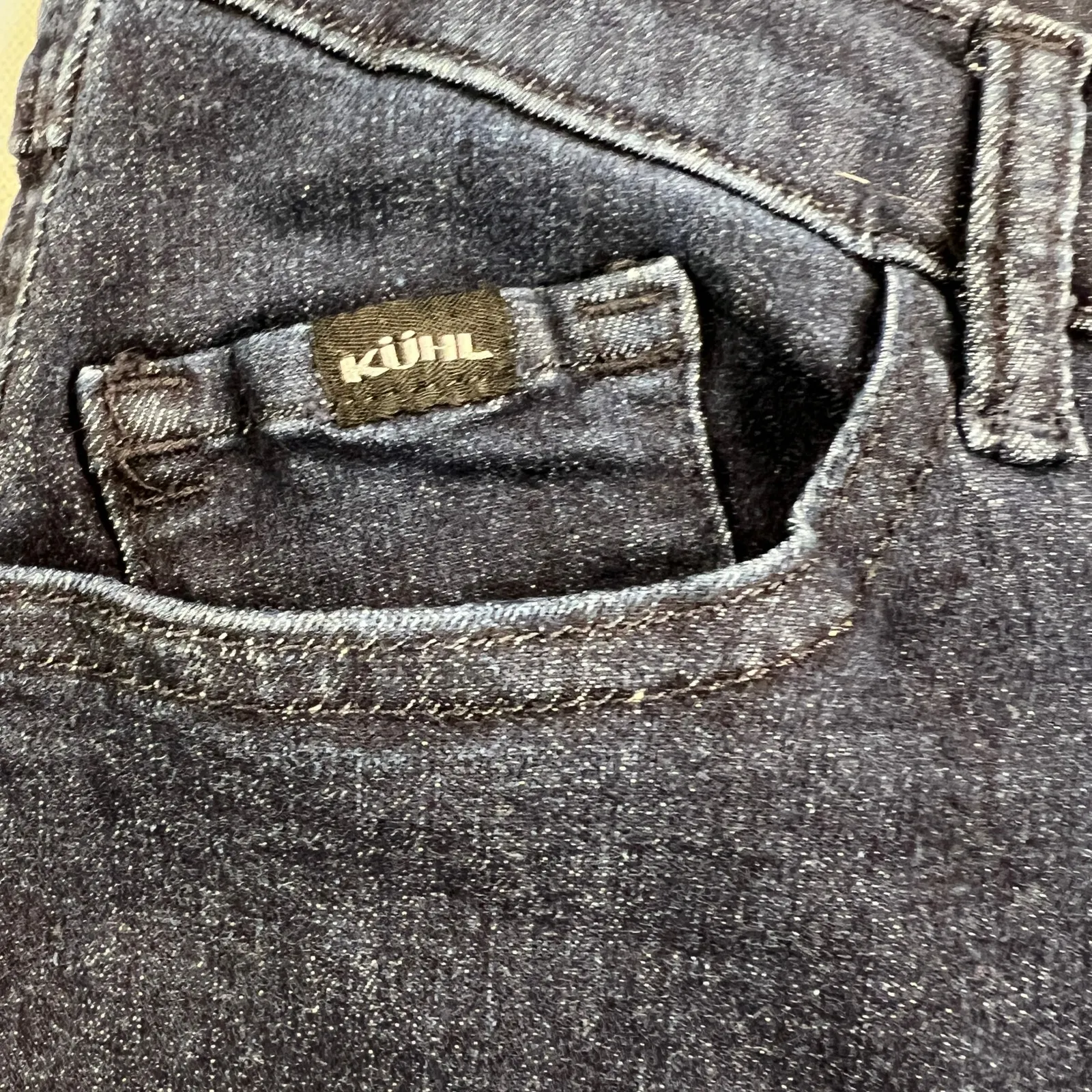 KUHL KONTOUR™ Flex Denim Skinny Jean Midnight Dark Wash 31” Inseam Size 16 - Image 7