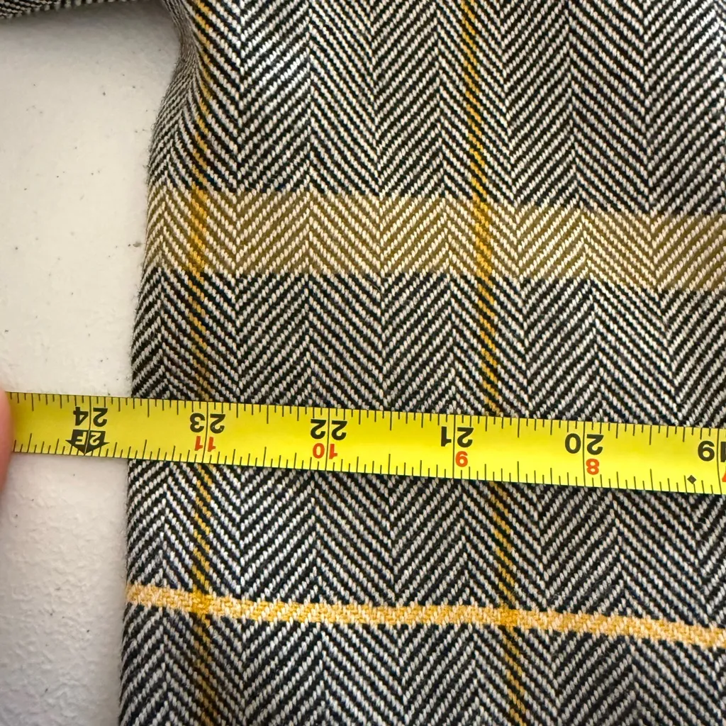 Vintage Schrader Pure Wool Blazer Eclectic Grandpa Plaid Retro Unisex Medium 38 - Image 6