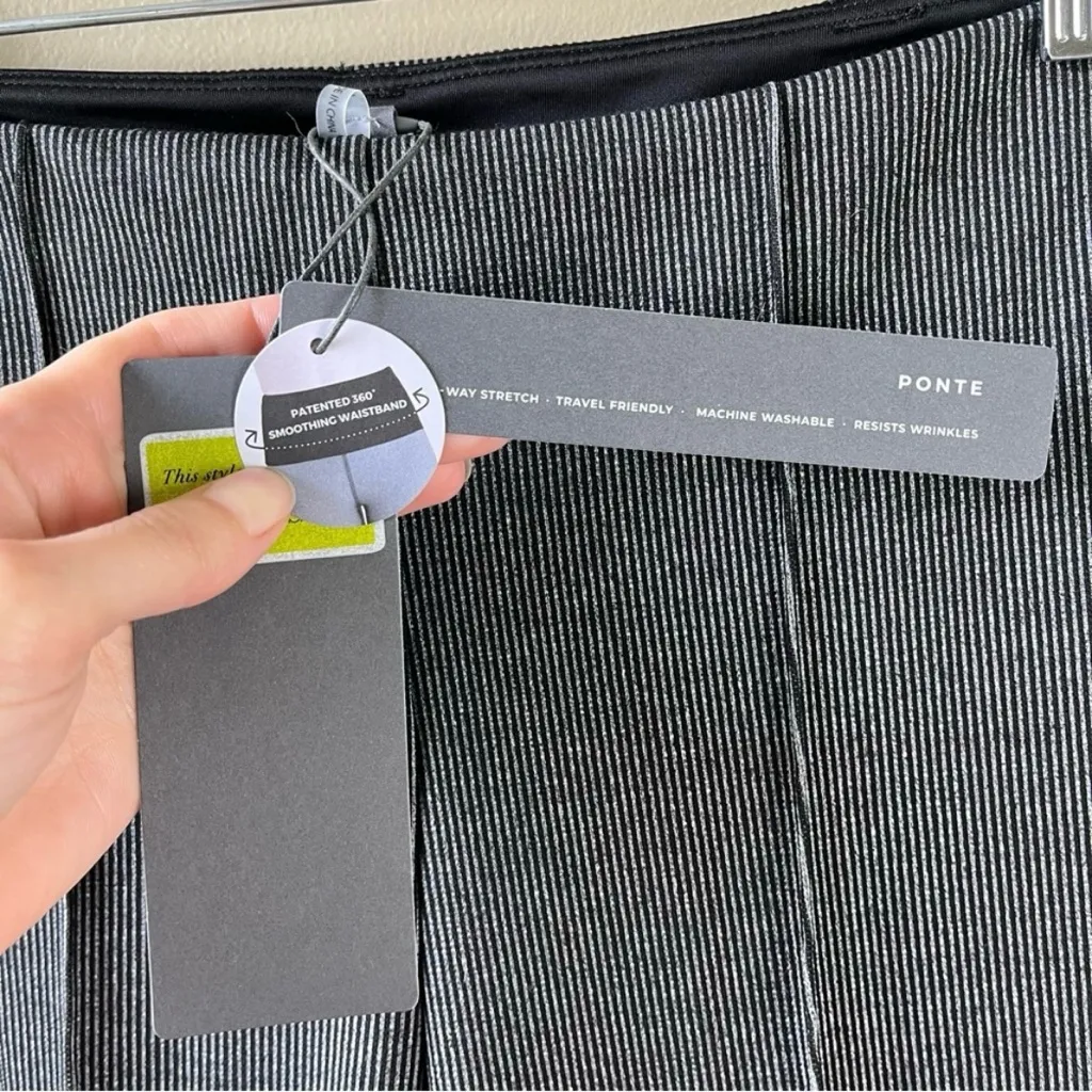 Lysse Emma Trousers (Hint of Pin) Ponte Pants - Image 5