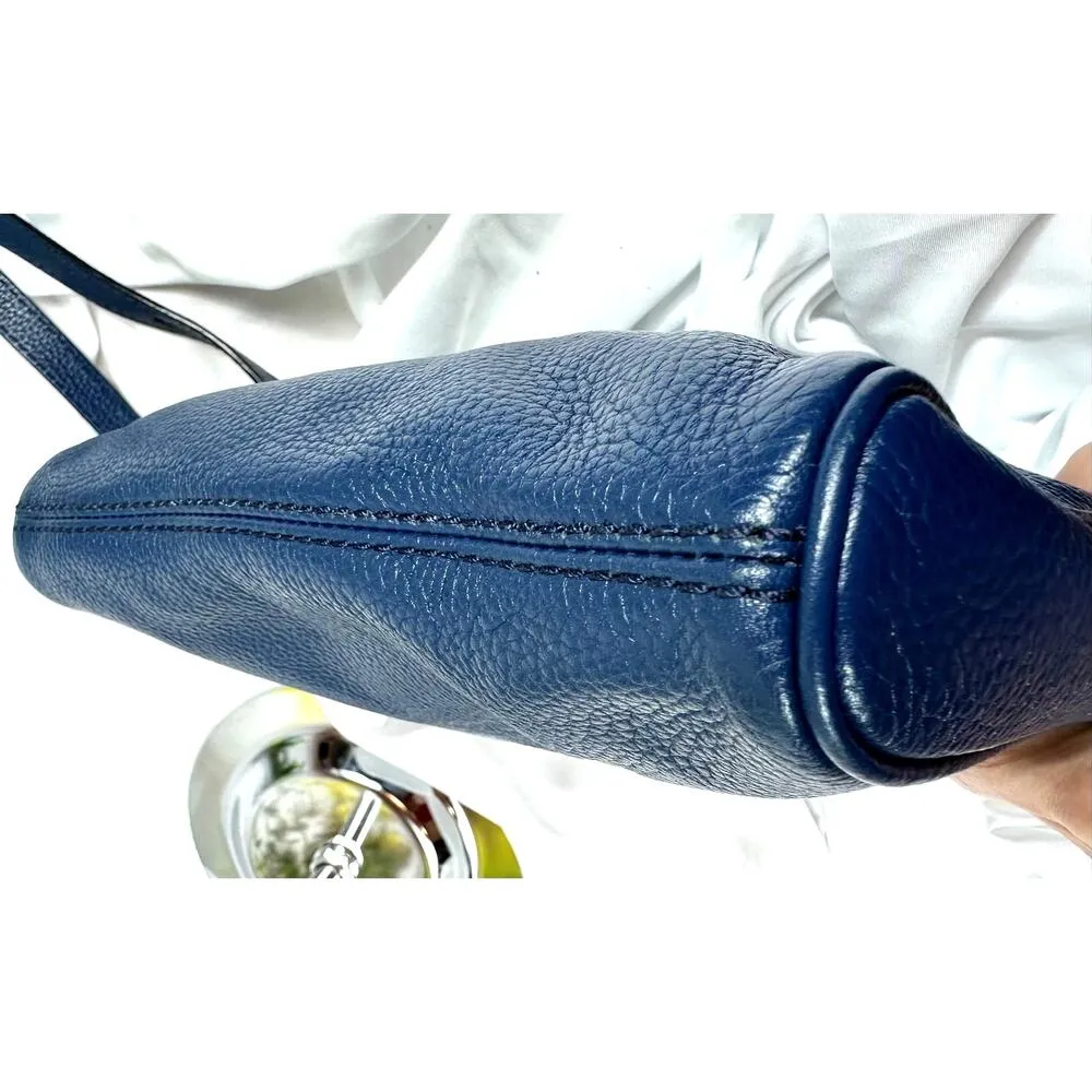 Kate Spade Jackson Street Pebbled Leather Top Zip Crossbody Hand Bag Sapphire - Image 11