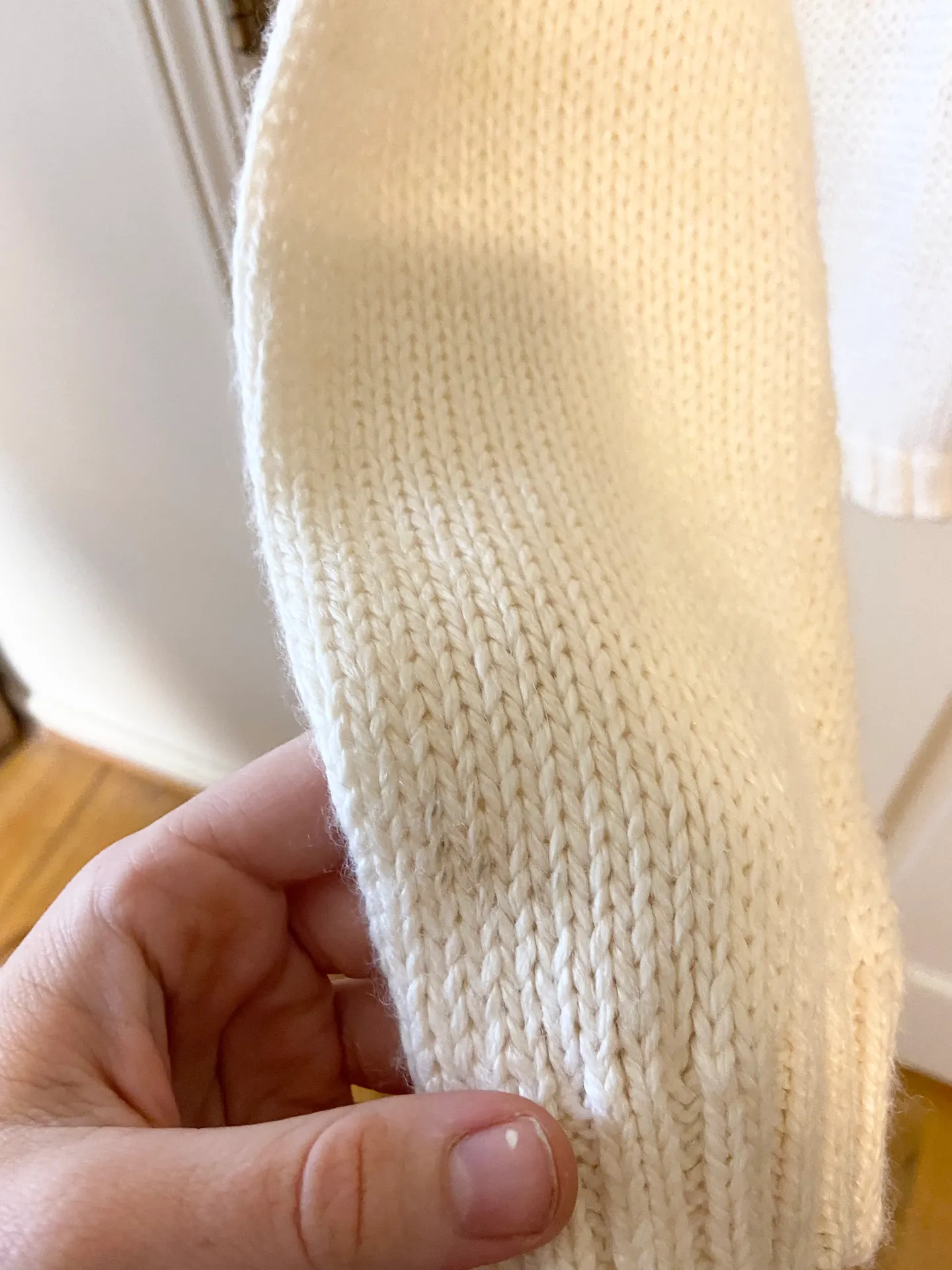 Vintage cottagecore country wear knit colorful sweater White Size M - Image 4