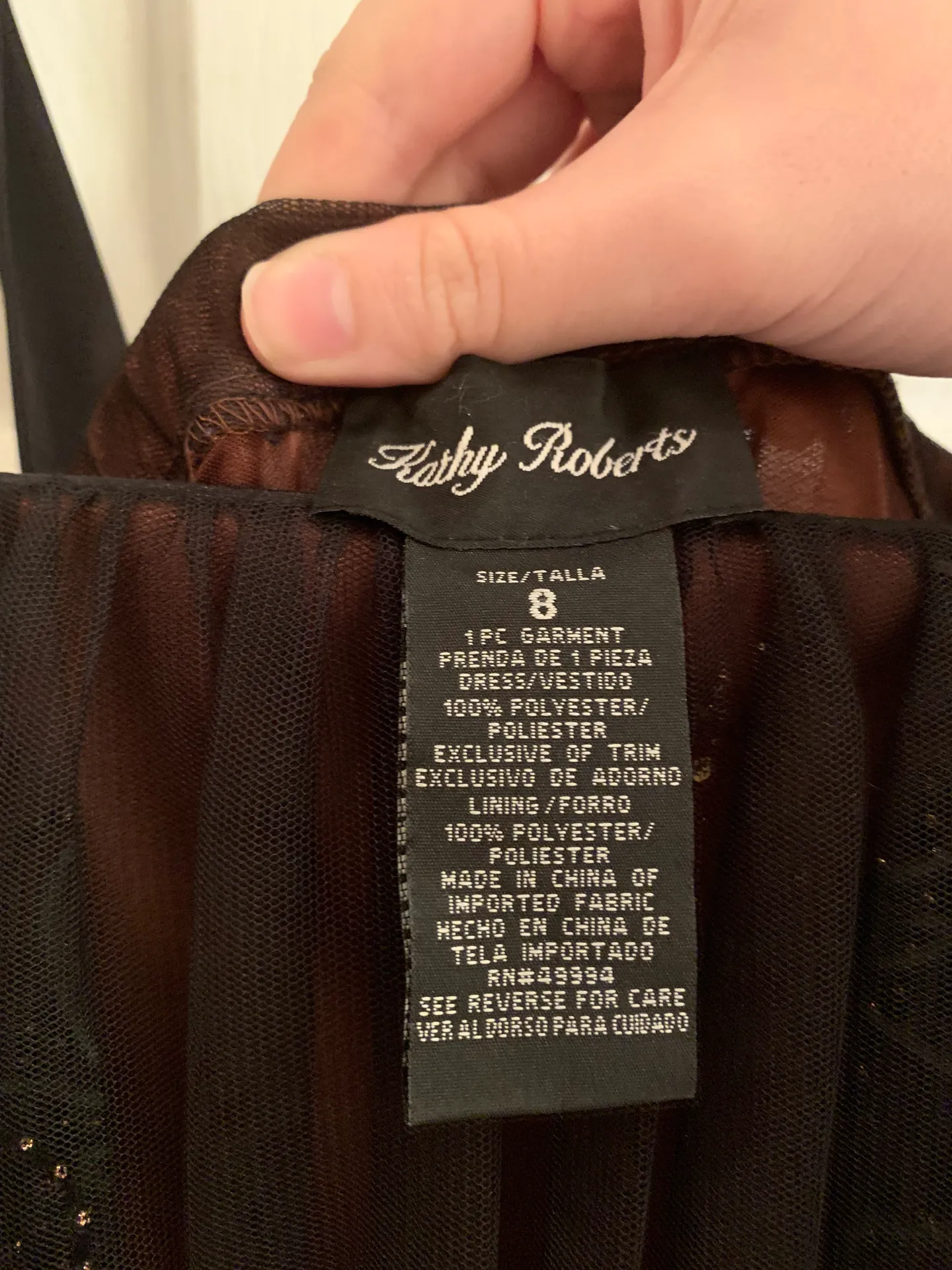 Vintage  Dress Size 8 - Image 6