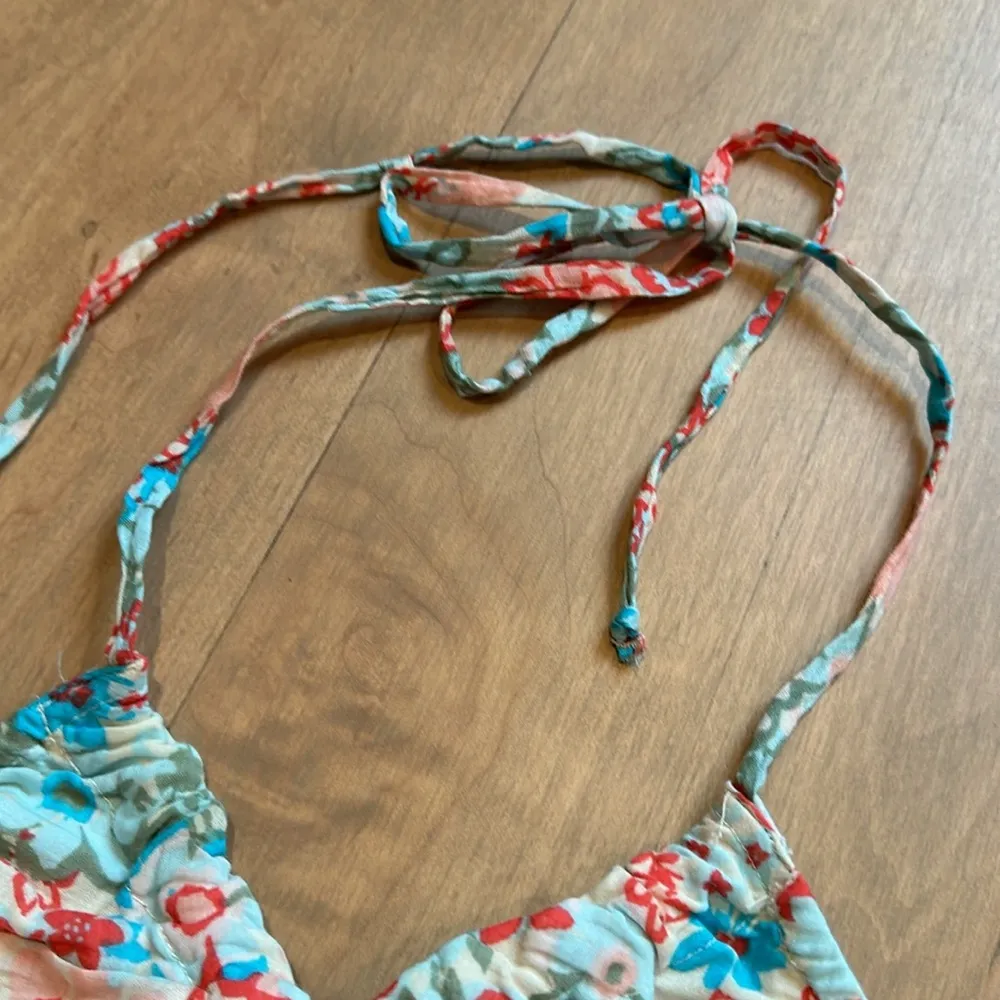 NWT American Eagle AE  Floral Print  Halter Crop Top - Image 6